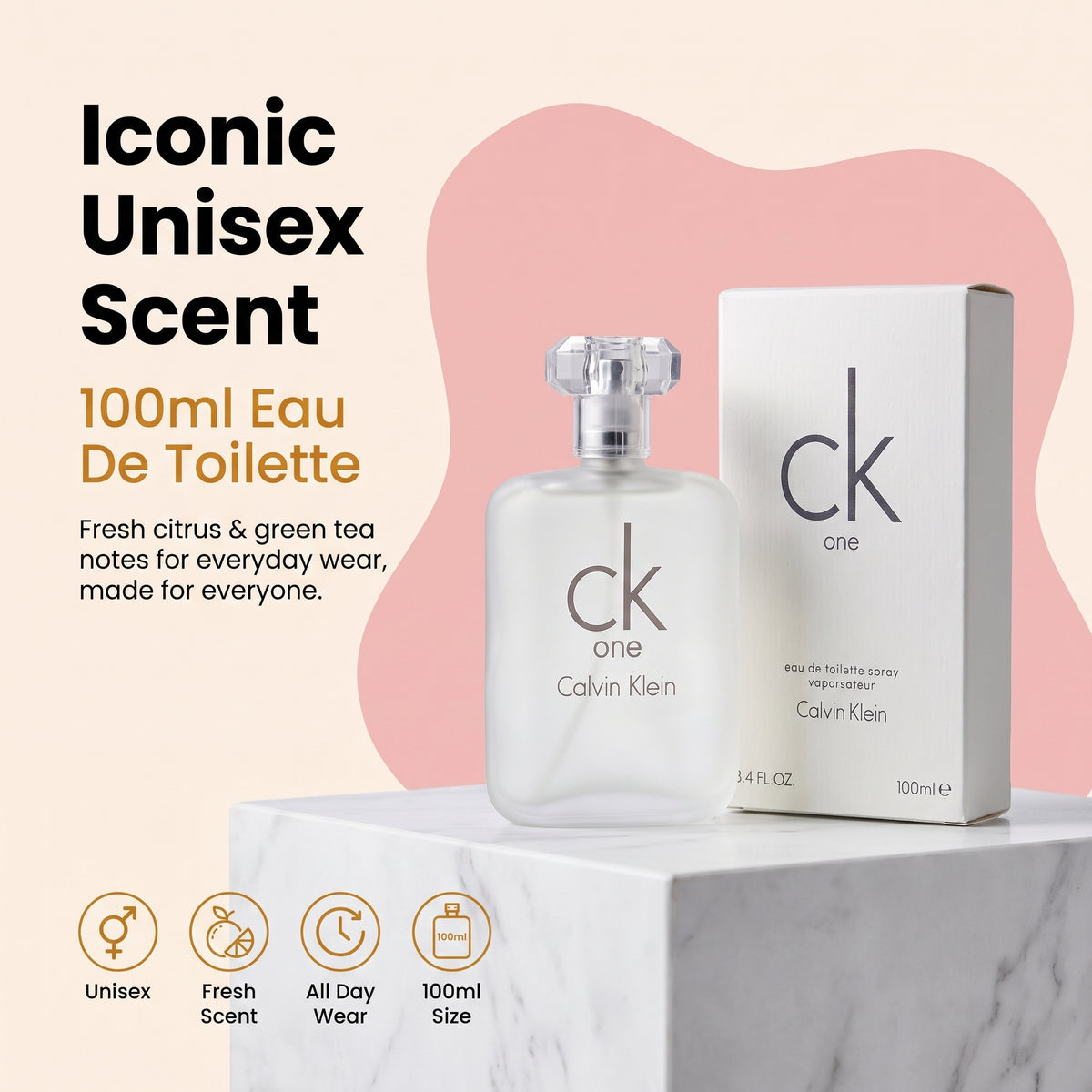 Calvin Klein CK One Eau de Toilette — 100ml